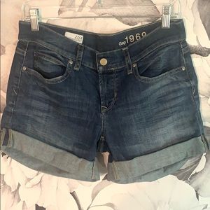 Boyfriend fit jean shorts
